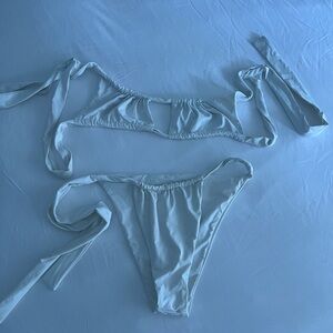 Frankie's Bikinis Cream Top